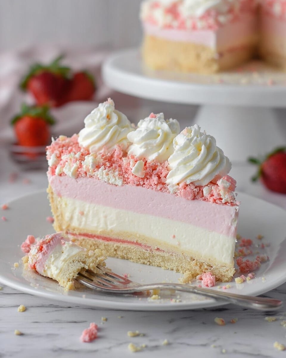 Strawberry Crunch Cheesecake Recipe